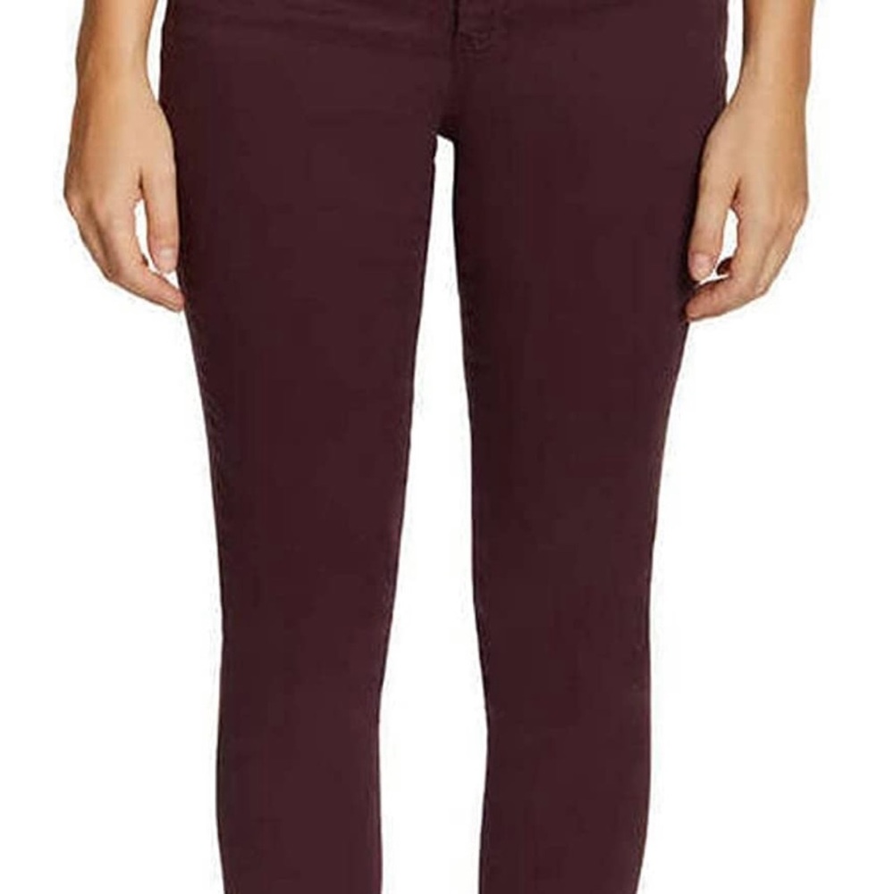 Jessica Simpson High Rise Skinny Ankle Length Jeans Size 10 Color: Wine NWT